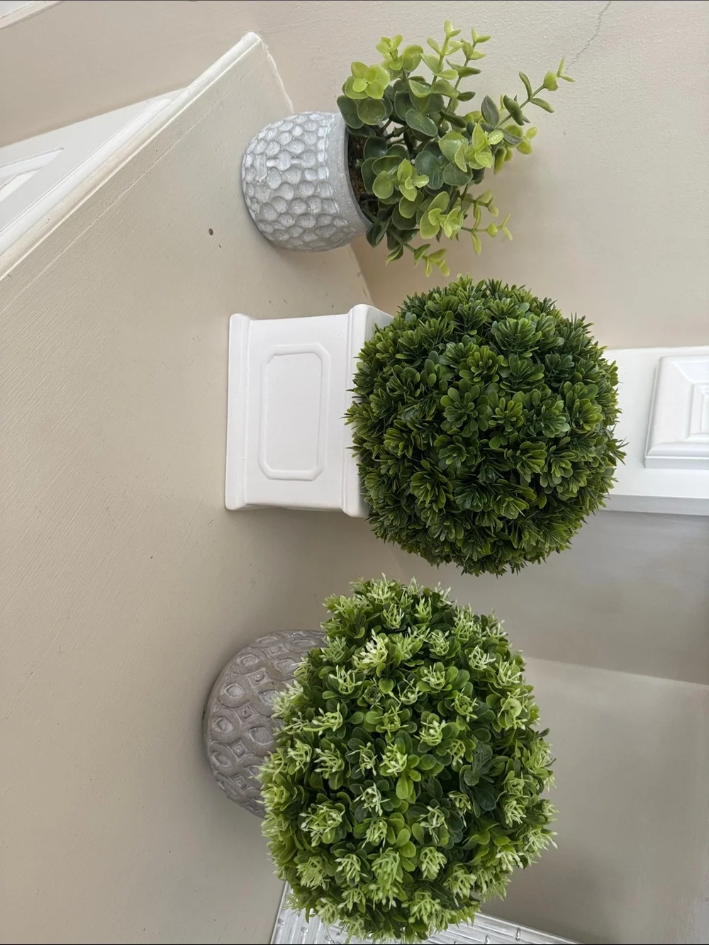 Artificial Boxwood Topiary Ball in Green - Decorative Home Accents 3